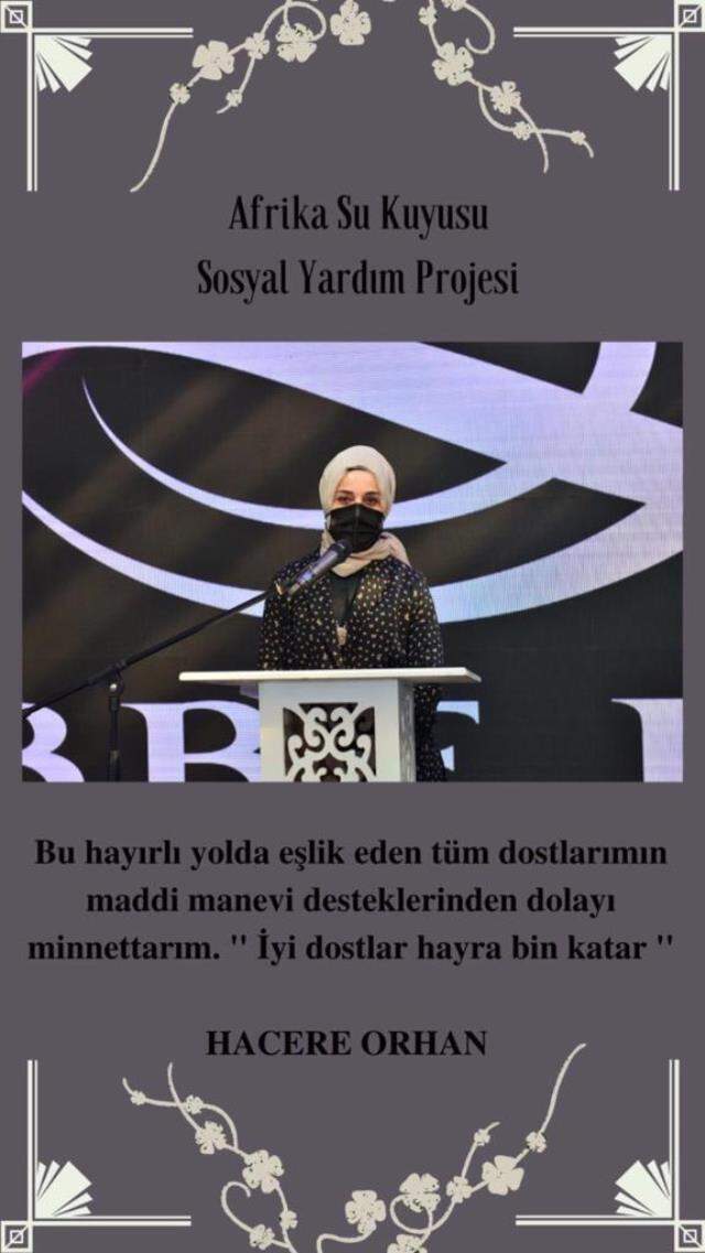 Hayırseverler Afrika'ya temiz su projesi ve yetimler için tek yürek oldu