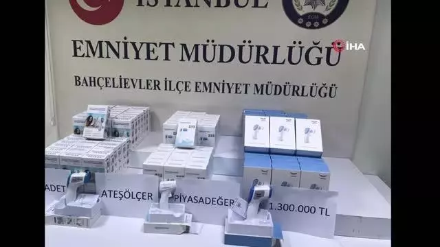 Son dakika haberi | İstanbul'da 1 milyon 100 bin lira değerinde ateş ölçüm cihazlarını çalan şüpheliler yakalandı