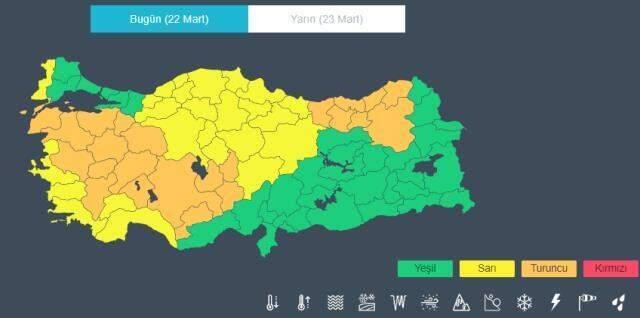 Meteoroloji bölge bölge uyardı! Kuvvetli sağanak yağış geliyor Meteoroloji bölge bölge uyardı! Kuvvetli sağanak yağış geliyor