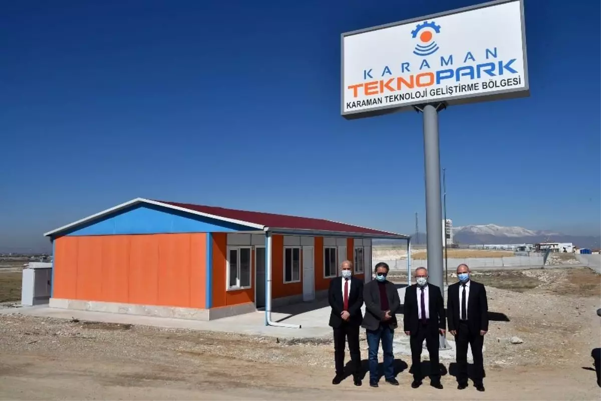 Rektör Ak, Karaman Teknopark'ta incelemelerde bulundu