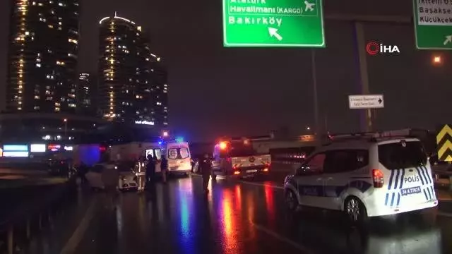 TEM Otoyolu'nda kaza: 3 yaralı