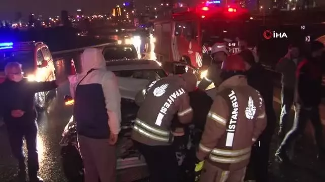 TEM Otoyolu'nda kaza: 3 yaralı
