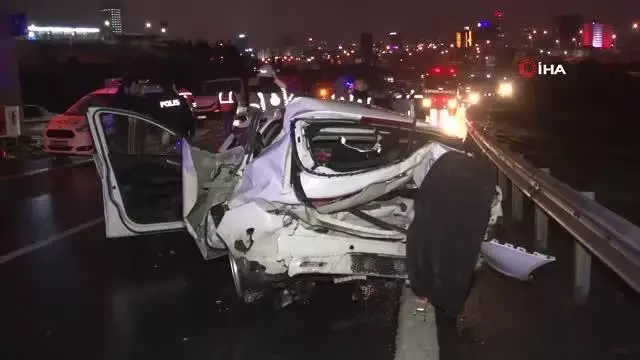 TEM Otoyolu'nda kaza: 3 yaralı