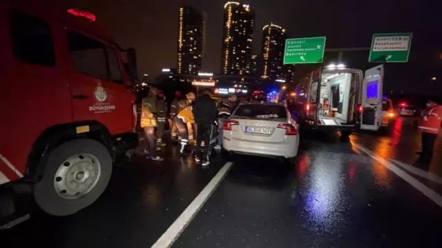 TEM Otoyolu'nda kaza: 3 yaralı
