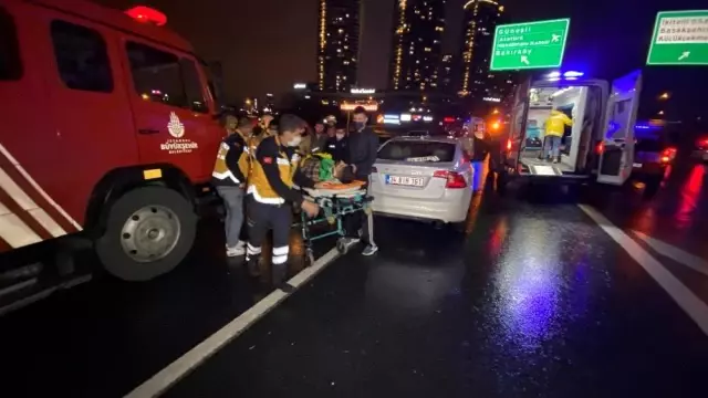 TEM Otoyolu'nda kaza: 3 yaralı