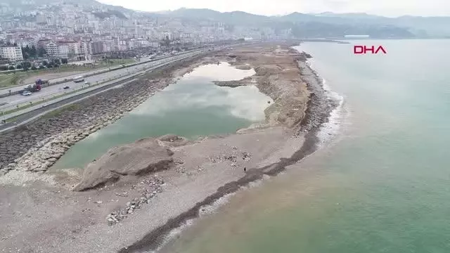 TRABZON Deniz dolgusunda tarım toprağının çökme riski oluşturacağı iddiası