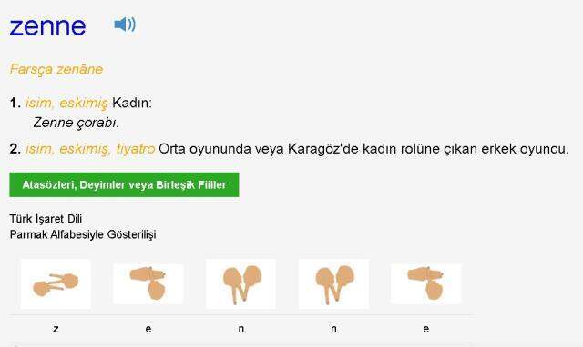 Zenne ne demek? TDK'ya göre zenne kelimesi ne anlama geliyor? Zenne nedir, kime zenne denir?