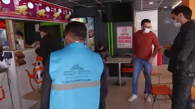AFYONKARAHİSAR - Kovid-19 denetimi AFYONKARAHİSAR - Kovid-19 denetimi