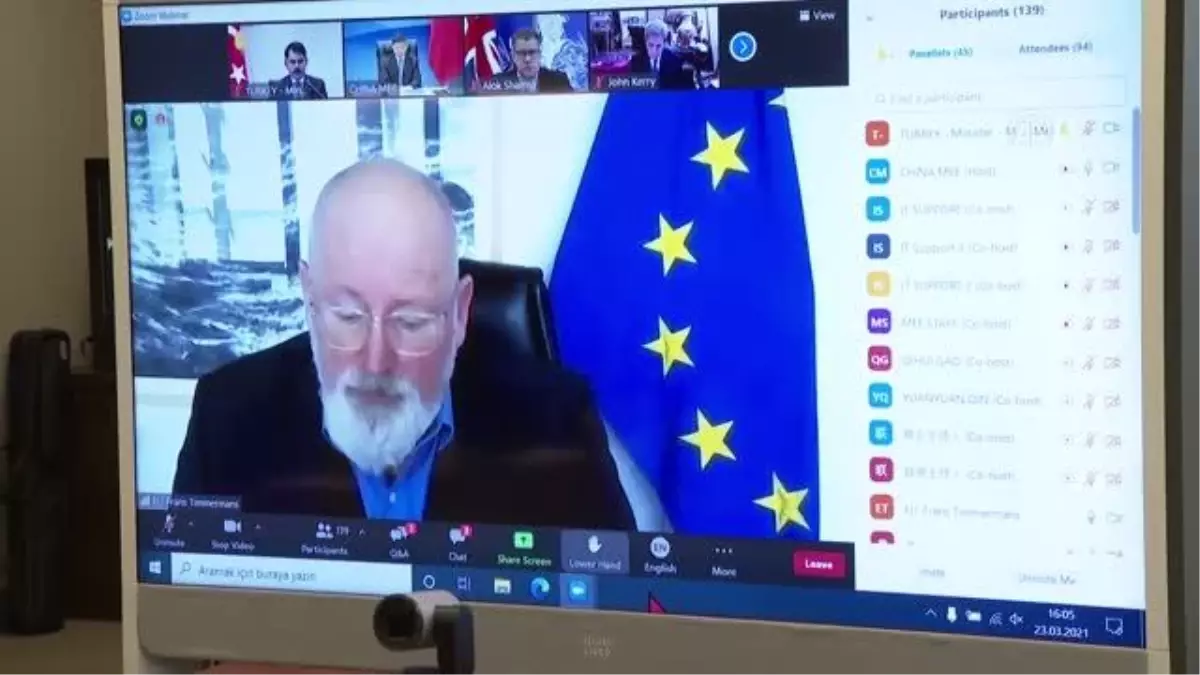 Bakan Kurum, Beşinci İklim Eylemi Bakanlar Zirvesi'ne katıldı