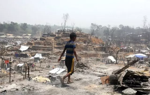 Son dakika haber! Bangladeş'te mülteci kampındaki yangının bilançosu: 15 ölü, 560 yaralı
