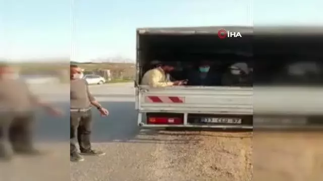 Son dakika haber! Kamyonetle balık istifi yolculuk kamerada Son dakika haber! Kamyonetle balık istifi yolculuk kamerada