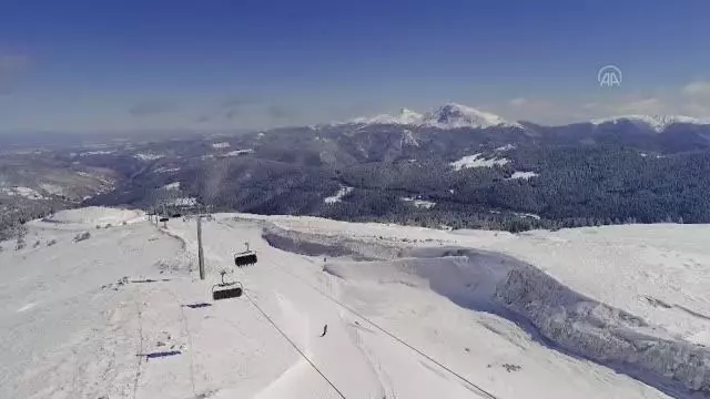 KASTAMONU - Ilgaz Dağı'nda çığ ve kurtarma tatbikatı yapıldı