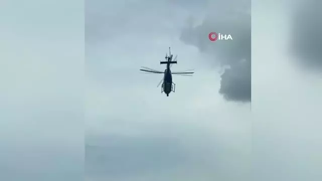 Polis helikopterini görüntüleyen sürücüye 315 lira ceza Polis helikopterini görüntüleyen sürücüye 315 lira ceza