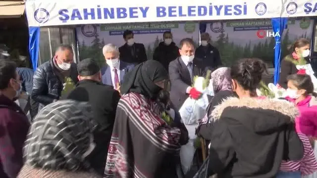 Şahinbey'de 150 bin fidan dağıtılıyor
