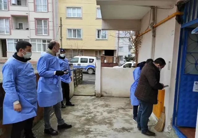 Vaka artışları sonrası ilçedeki 3 bina karantinaya alındı Vaka artışları sonrası ilçedeki 3 bina karantinaya alındı