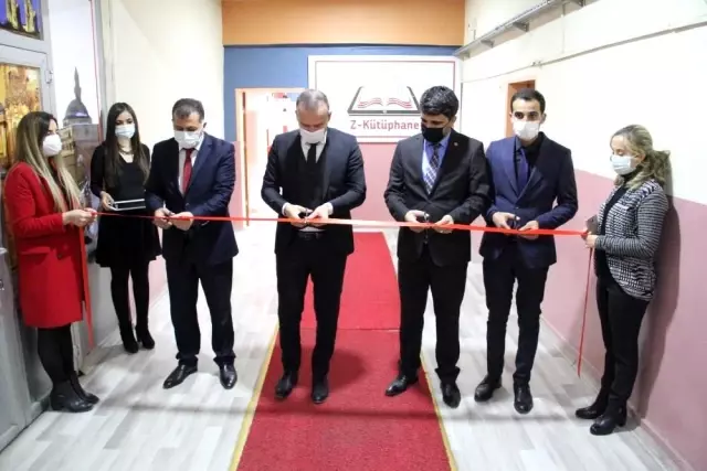 Ağrı'da 2 meslek lisesinde oluşturulan kütüphanelerin açılışı gerçekleştirildi Ağrı'da 2 meslek lisesinde oluşturulan kütüphanelerin açılışı gerçekleştirildi