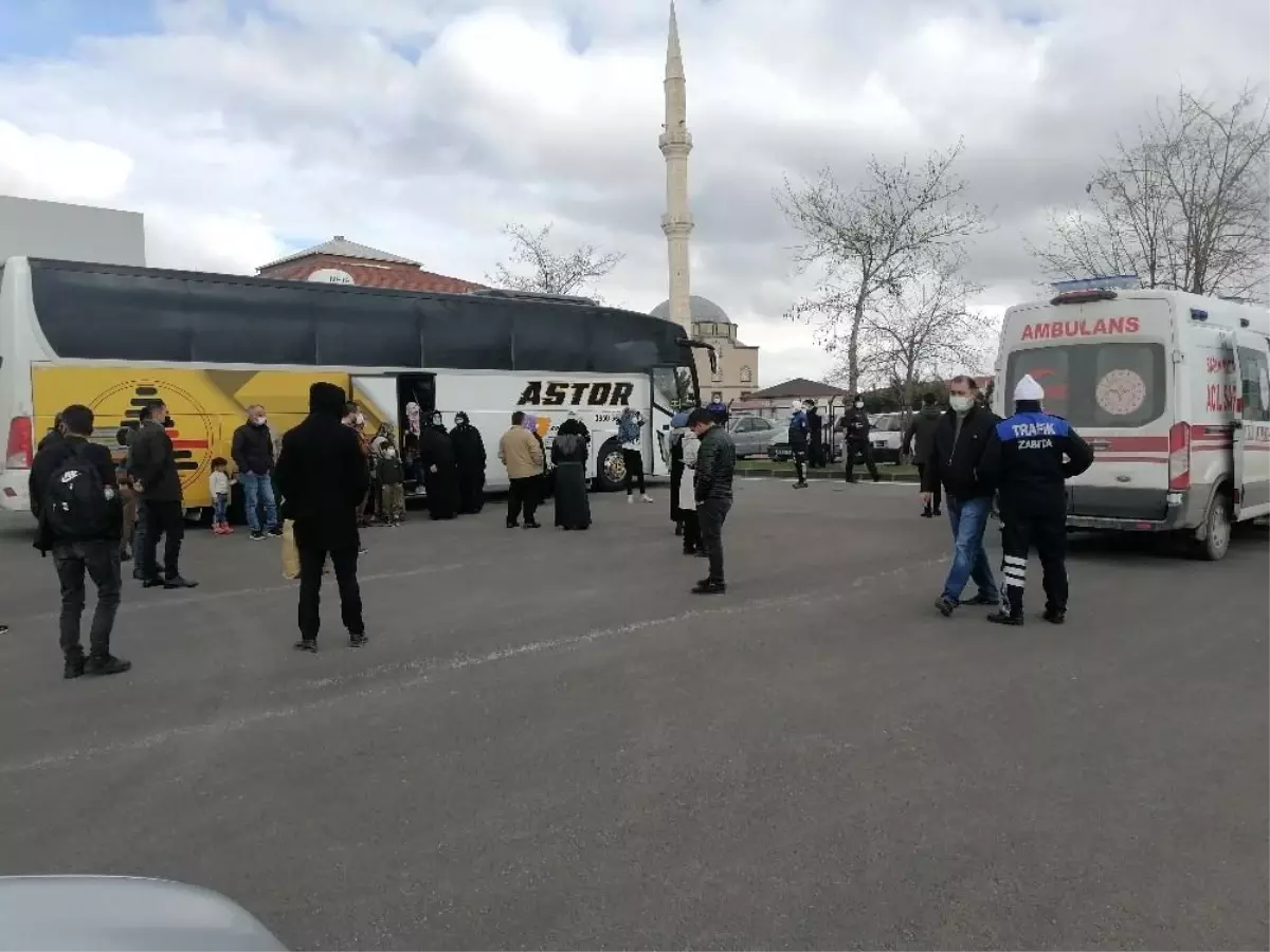 Aksaray'da yolcu otobüsünde korona alarmı