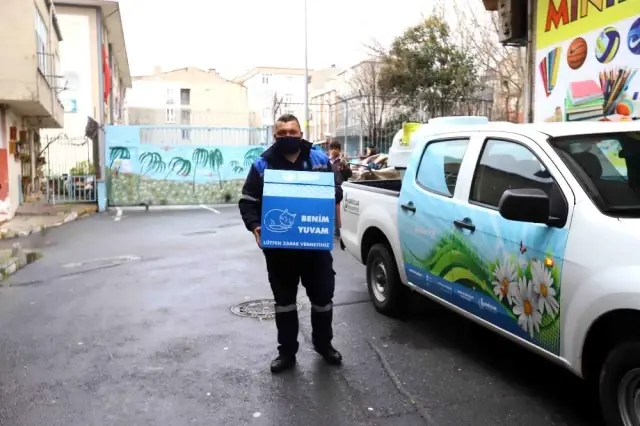 Son dakika haberi... Bağcılar Belediyesinden çocuklara 'kedi evi' sürprizi