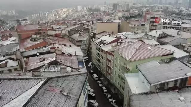 Beyaz örtü altında mest eden İstanbul manzarası Beyaz örtü altında mest eden İstanbul manzarası