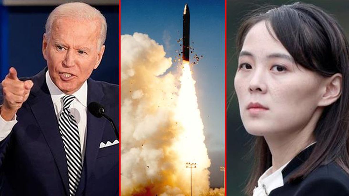 Biden döneminde bir ilk! Kuzey Kore füze fırlattı, akıllara Kim'in kız kardeşinin tehdidi geldi