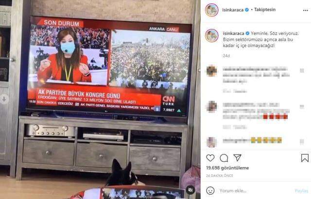 Işın Karaca, AK Parti Olağan Kongresi'ndeki sosyal mesafesiz kalabalığa tepki gösterdi
