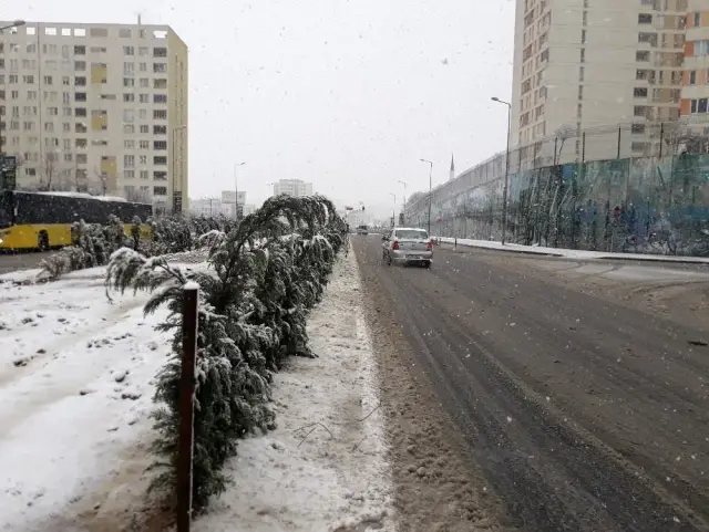 İstanbul'da lapa lapa kar yağışı İstanbul'da lapa lapa kar yağışı
