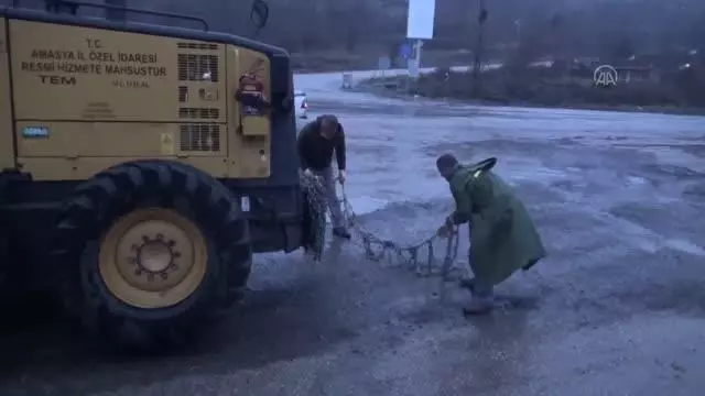Kar yağışı etkili oldu Kar yağışı etkili oldu