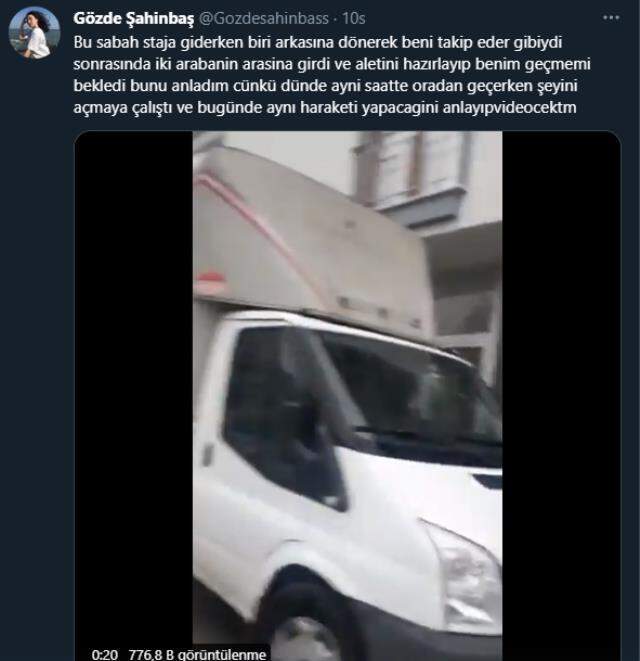 Sokak ortasında peşine düştüğü genç kıza cinsel organını gösterip tacizde bulundu