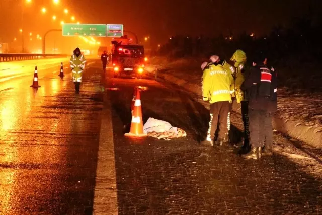 TEM'de tartışma sonucu otobüsten indirilen yolcu kazada hayatını kaybetti TEM'de tartışma sonucu otobüsten indirilen yolcu kazada hayatını kaybetti