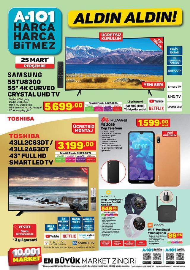 A101 1 Nisan 2021 kataloğu | 1 Nisan A101 Aktüel ürünler kataloğu detayları...