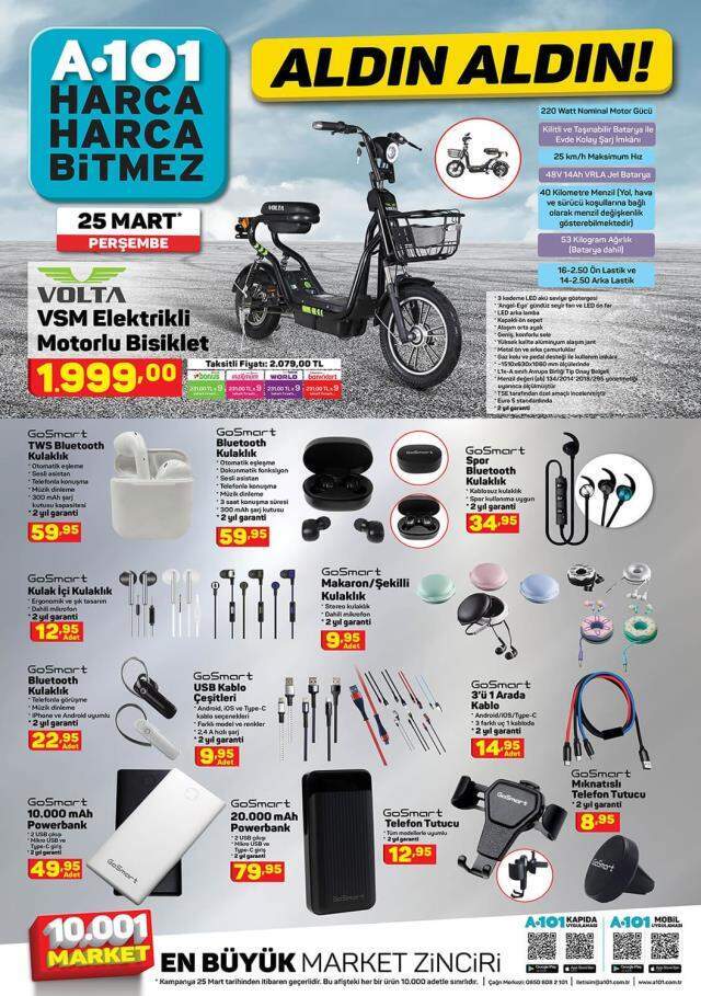 A101 1 Nisan 2021 kataloğu | 1 Nisan A101 Aktüel ürünler kataloğu detayları...
