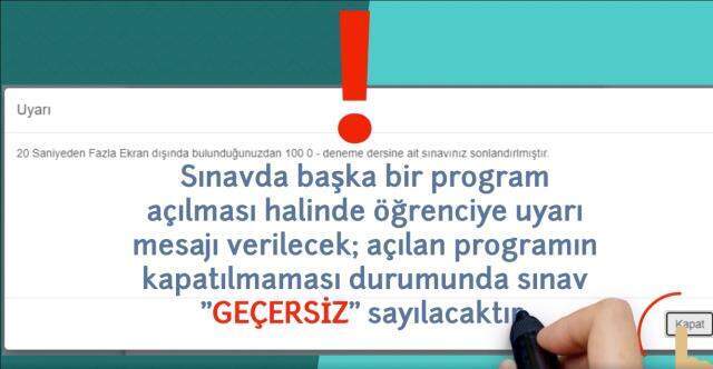 AÖL online sınav kuralları! MEB AÖL online sınav girişi ekranı! Açık lise AÖL online sınavları nasıl ve nereden yapılacak? 2021 AÖL sınav tarihleri