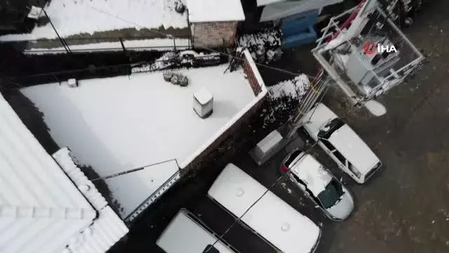 Aydın beyaza büründü, en çok çocuklar sevindi Aydın beyaza büründü, en çok çocuklar sevindi