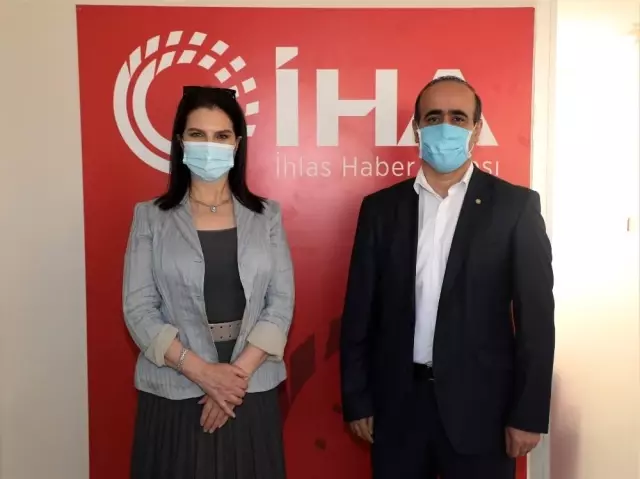 Başkan Çetin ve Rektör Tuncel'den İHA'ya ziyaret Başkan Çetin ve Rektör Tuncel'den İHA'ya ziyaret