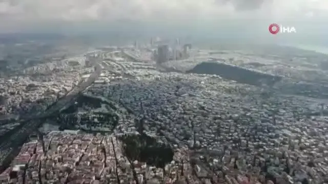 Beyaz örtü altındaki İstanbul'dan kar manzaraları Beyaz örtü altındaki İstanbul'dan kar manzaraları