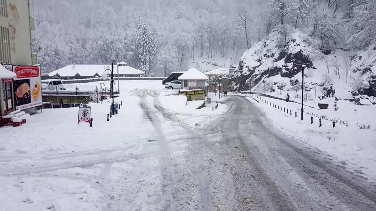 Bursa'da kar yağışı etkili oluyor