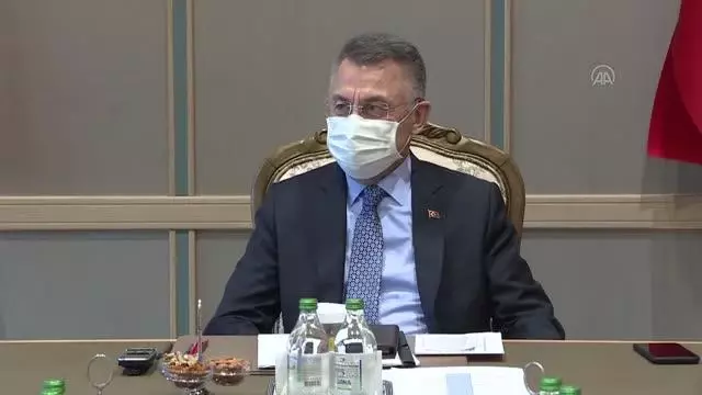 Son dakika! Cumhurbaşkanı Yardımcısı Oktay, yerli aşı üzerine çalışan kurum ve kuruluşların yöneticileriyle bir araya geldi (2) Son dakika! Cumhurbaşkanı Yardımcısı Oktay, yerli aşı üzerine çalışan kurum ve kuruluşların yöneticileriyle bir araya geldi (2)