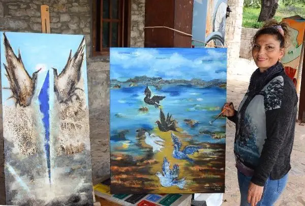 MUĞLA Datça'da 'Pandemi günlerinde sanat' MUĞLA Datça'da 'Pandemi günlerinde sanat'
