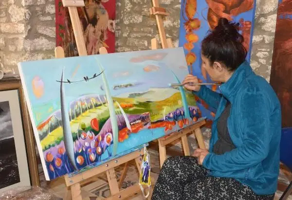 MUĞLA Datça'da 'Pandemi günlerinde sanat' MUĞLA Datça'da 'Pandemi günlerinde sanat'