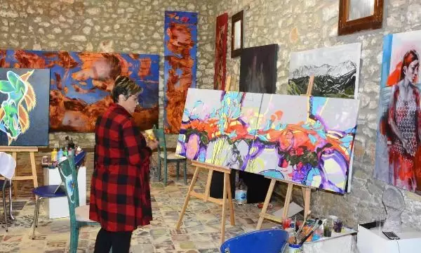 MUĞLA Datça'da 'Pandemi günlerinde sanat' MUĞLA Datça'da 'Pandemi günlerinde sanat'