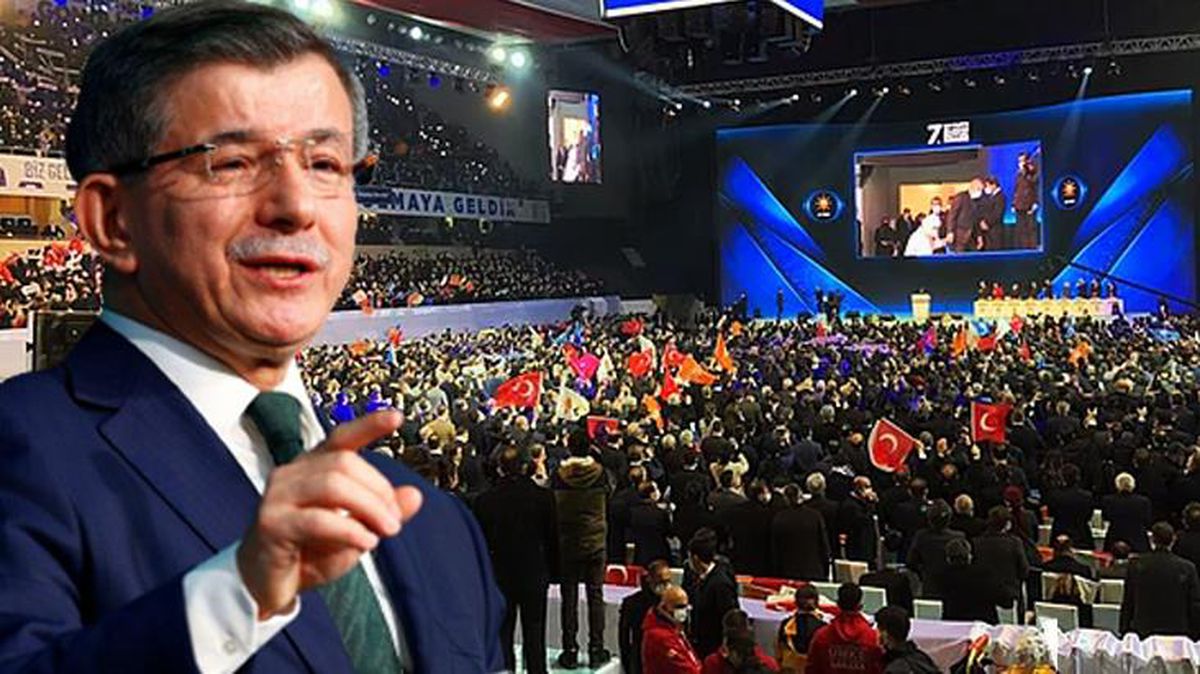 Davutoğlu'ndan AK Parti kongresindeki kalabalığa tepki: Milletimize kesilen bütün cezalar geri ödenmeli
