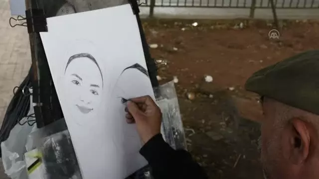 İç savaştan kaçan Suriyeli Kemal'in çocukluk tutkusu resim Lübnan'da geçim kaynağı oldu