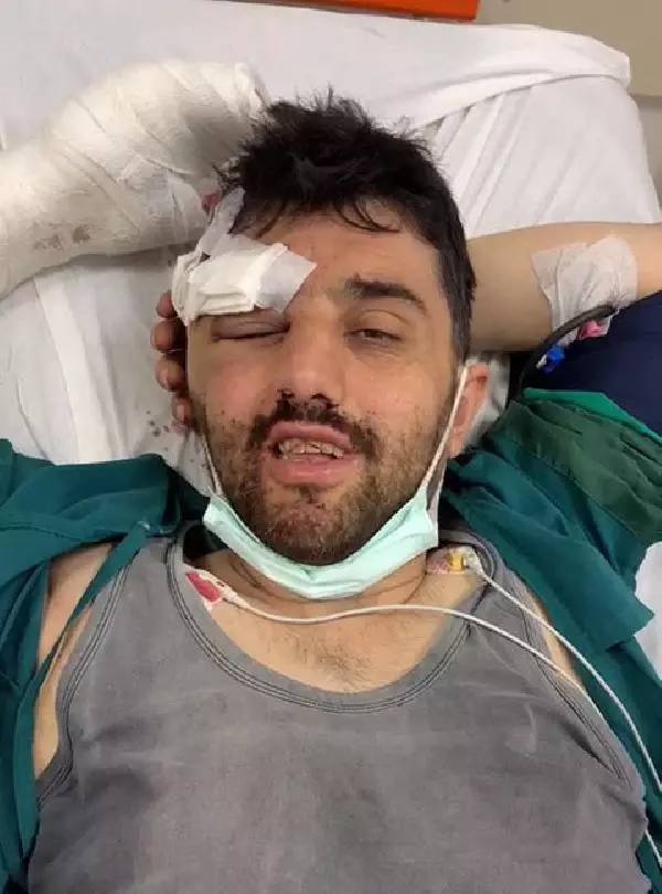 DENİZLİ Madendeki göçükte yaralanan işçi tedaviye alındı DENİZLİ Madendeki göçükte yaralanan işçi tedaviye alındı