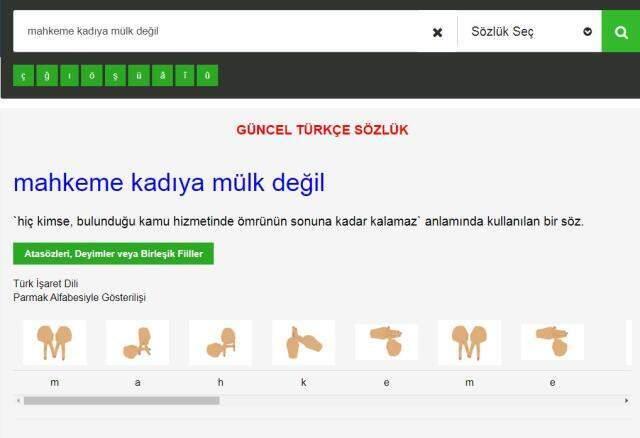 Mahkeme Kadıya Mülk Değildir ne demek! Mahkeme Kadıya Mülk Değildir TDK anlamı nedir?