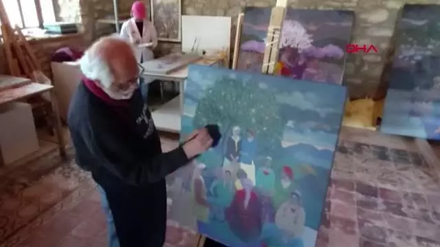 MUĞLA Datça'da 'Pandemi günlerinde sanat' MUĞLA Datça'da 'Pandemi günlerinde sanat'