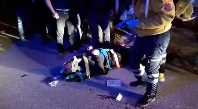 İslahiye'de iki motosiklet kafa kafaya çarpıştı: 2 yaralı