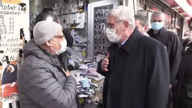 İYİ Partili Dervişoğlu ve Poyraz, esnaf ziyaretlerine devam etti