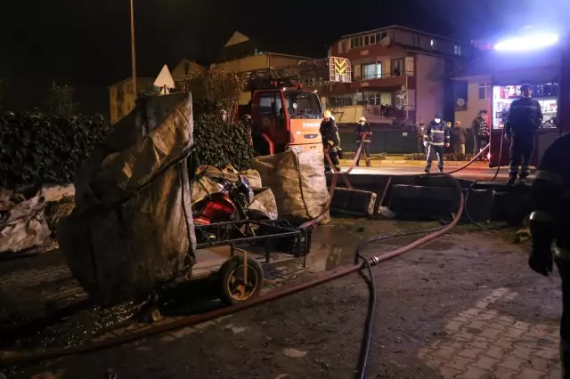 Komşusuna gitti, evi alev alev yandı Komşusuna gitti, evi alev alev yandı