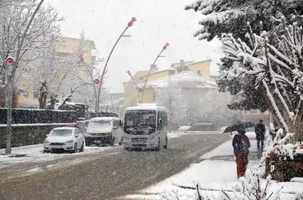 Muş'ta kar yağışı; 88 köy yolu kapandı Muş'ta kar yağışı; 88 köy yolu kapandı