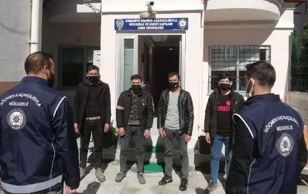 Osmaniye'de Afganistan uyruklu 4 kaçak göçmen yakalandı Osmaniye'de Afganistan uyruklu 4 kaçak göçmen yakalandı